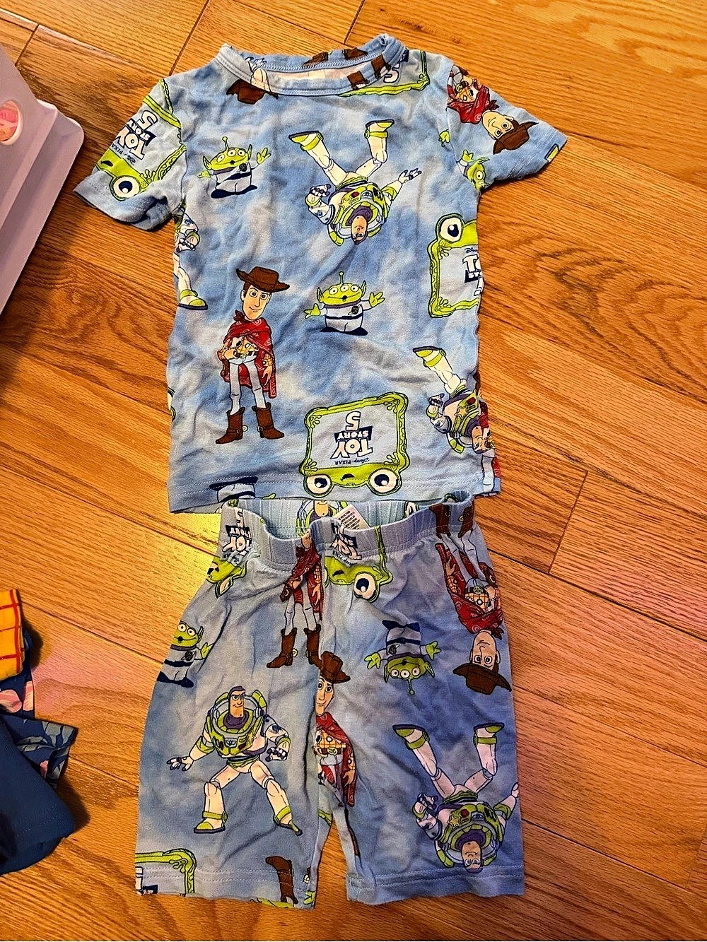 Disney Toy Story 5 Pajama Set Blue Boys Size 4